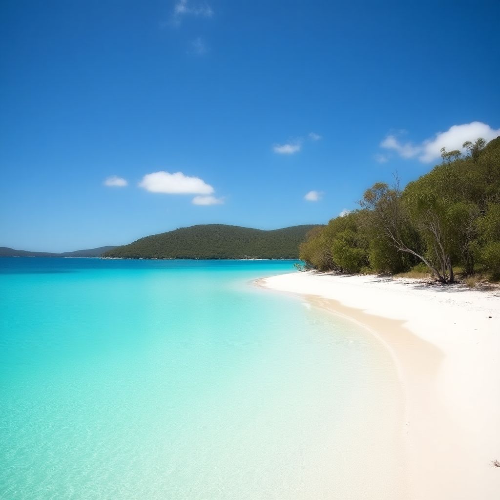 Lake McKenzie on Fraser Island