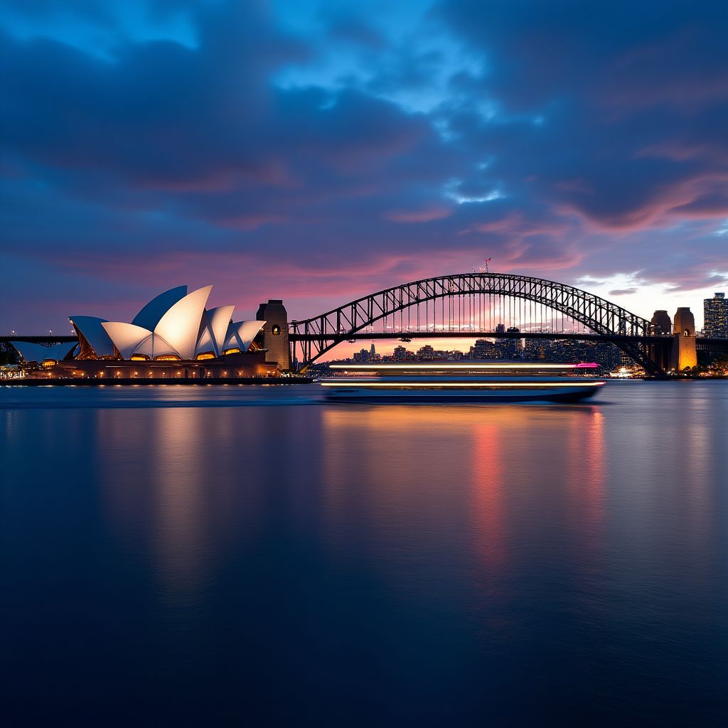 Sydney Opera House and Harbour Bridge