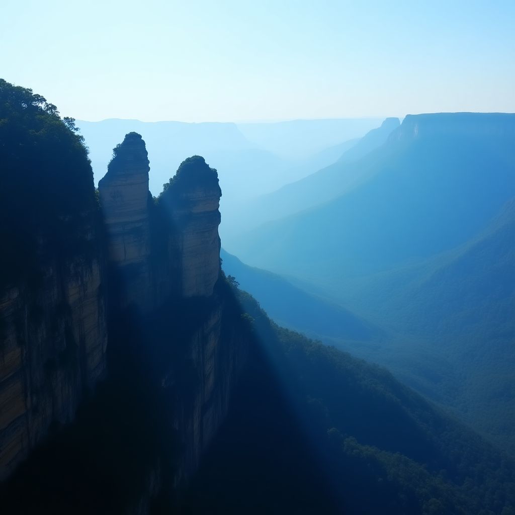 The Three Sisters in the Blue Mountains